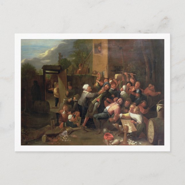 Carte Postale Fight Outside (Devant)