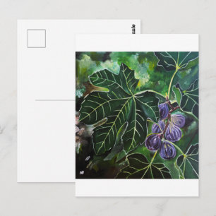 Carte Postale Figues de septembre et lumière d'été par Alfred Fo