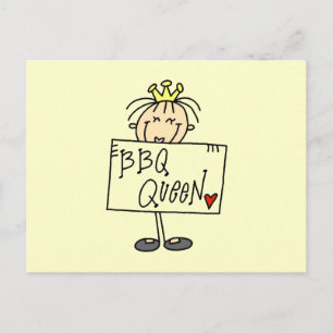 Carte Postale Figure BBQ Queen