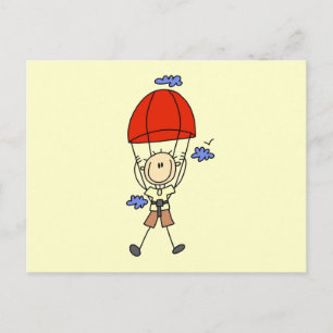 Carte Postale Figure de bâton de plongée Sky