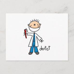 Carte Postale Figure de Dentist