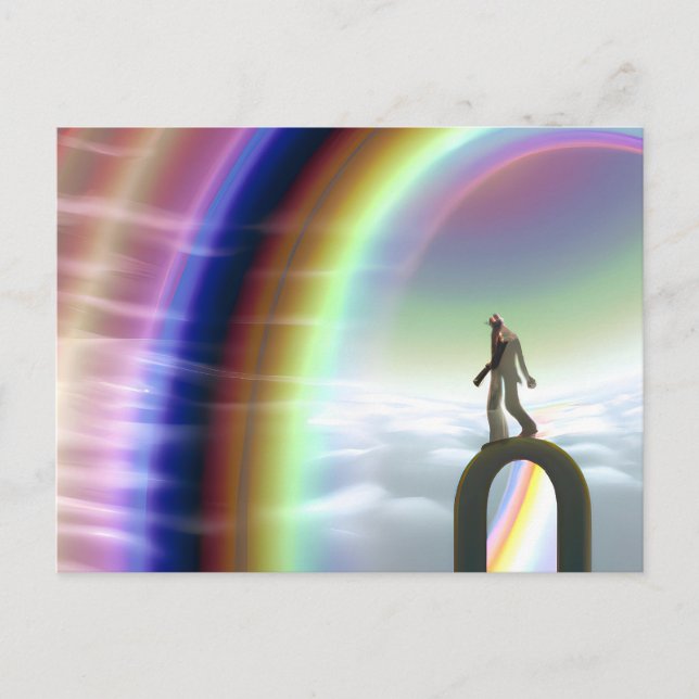 Carte Postale Figure de mystère au Stargate interdimensionnel (Devant)