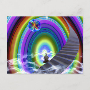 Carte Postale Figure de mystère au Stargate interdimensionnel