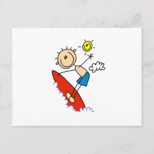 Carte Postale Figure de Surfing