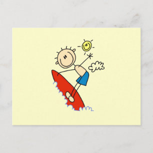 Carte Postale Figure de Surfing