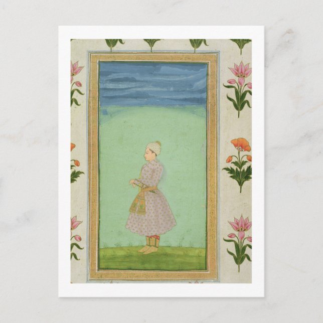 Carte Postale Figure debout d'un garçon avec un poignard bijoux  (Devant)