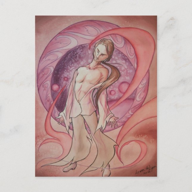 Carte Postale Figure d'incendie plasma (Devant)