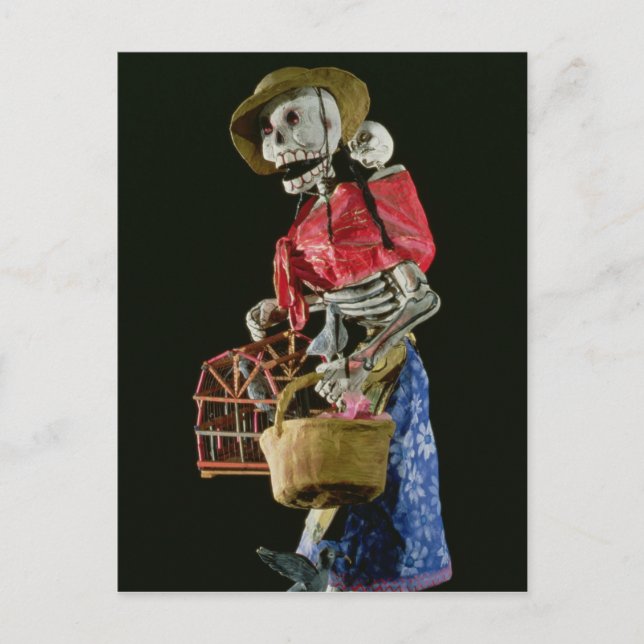 Carte Postale Figure du Jour des morts (Devant)