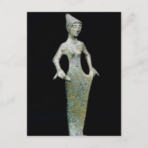 Carte Postale Figure féminine, possiblement Aphrodite