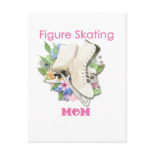 Figure Patinage Maman Cadeau meilleur rose