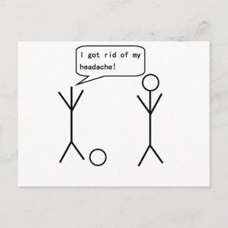 Carte Postale Figure Stick