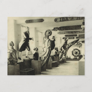 Carte Postale Figureheads, Hallands Museum, Halmstad, Norvège