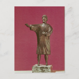 Carte Postale Figurine d'un homme portant un sagum