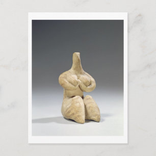 Carte Postale figurine féminine dans le style Halaf, c.4500 av. 