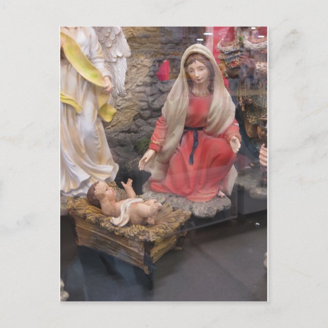 Carte Postale Figurines de la Nativité (Devant)