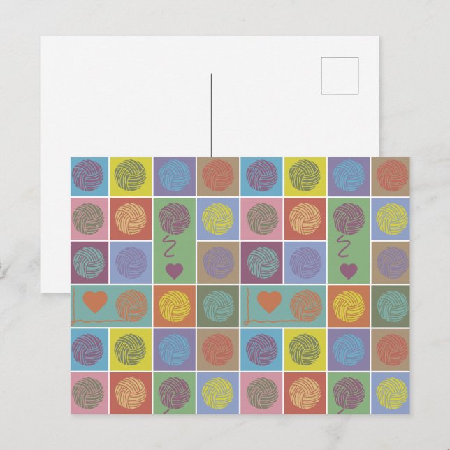 Carte Postale Fil, Fil, Fil, Bloc De Fil (Devant / Derrière)