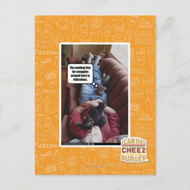 Carte Postale File d'attente pour les lunettes (Devant)