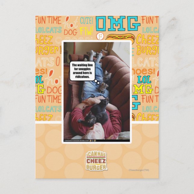 Carte Postale File d'attente pour les lunettes (Devant)