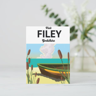 Carte Postale Filey, Yorkshire Affiche de voyage en bord de mer