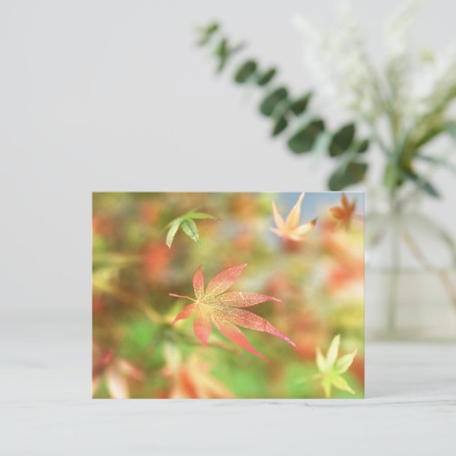 Carte postale Filigree Automne (Debout devant)