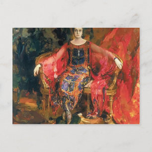 Carte Postale Filipp Malyavin - Portrait d'Alexandra Balashova