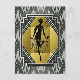 carte postale fille