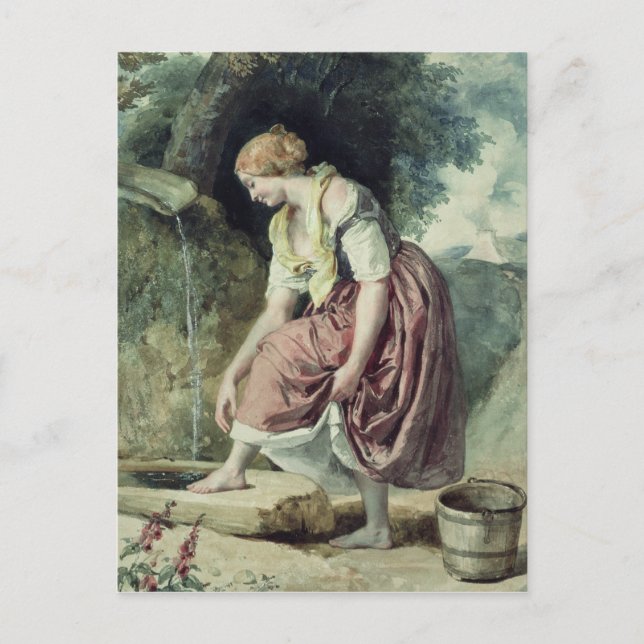 Carte Postale Fille à un conduit (Devant)