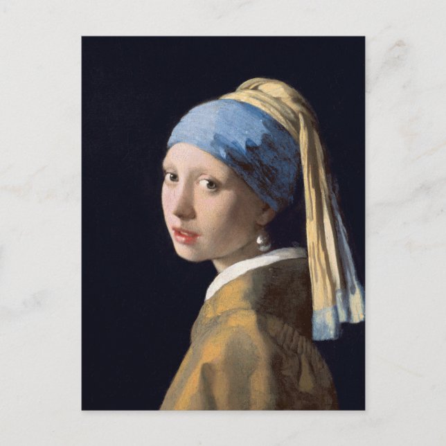 Carte Postale Fille au collier de perles 1665  (Devant)