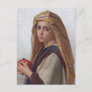 Carte Postale Fille avec grenade par Bouguereau