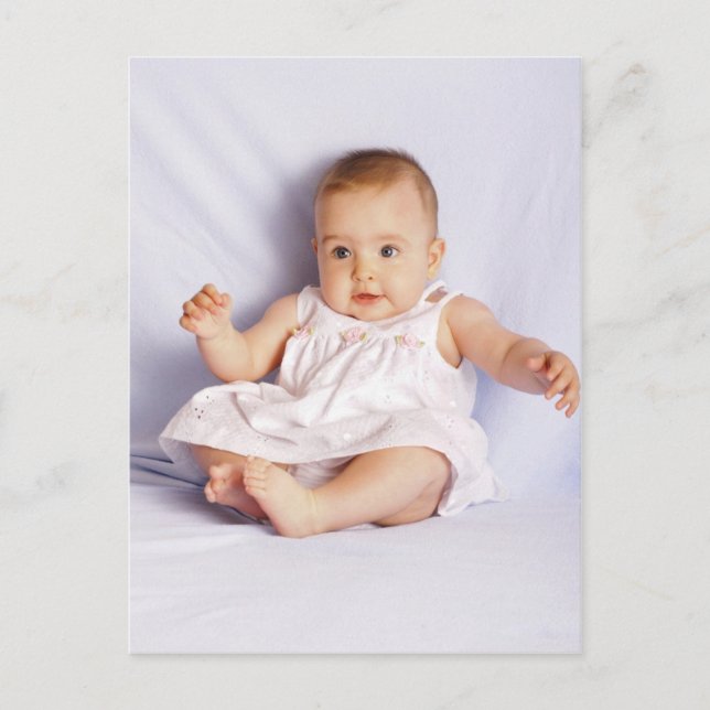 Carte postale fille bébé (Devant)
