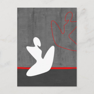 Carte Postale Fille blanche