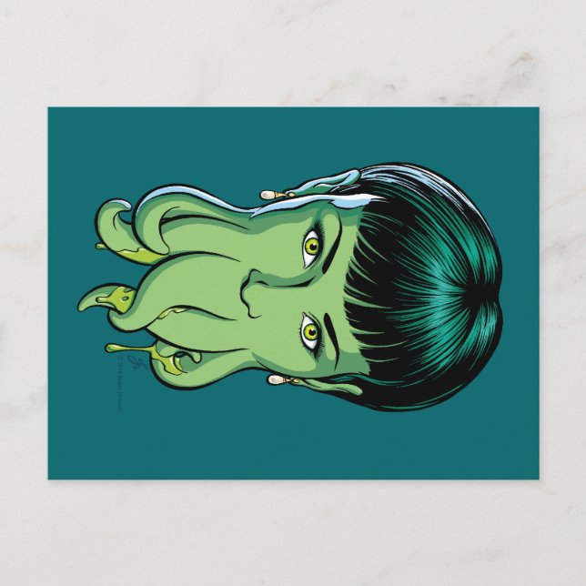 Carte postale fille Cthulhu (Devant)