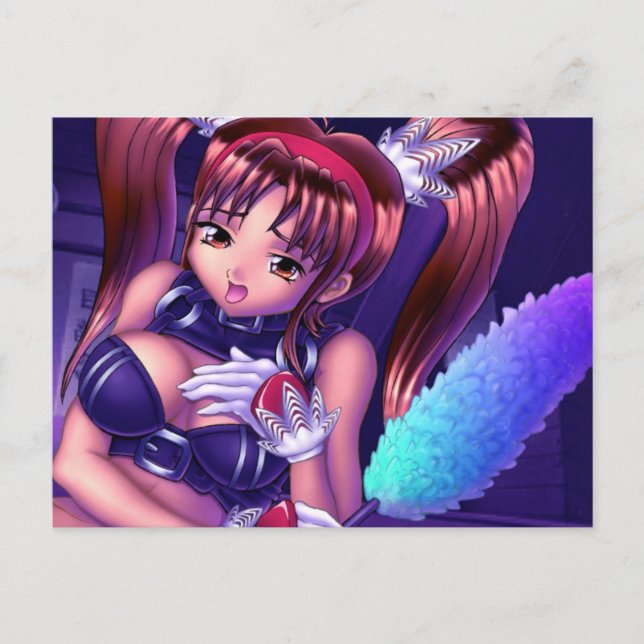 Carte Postale Fille d'anime - Chérie (Devant)