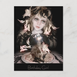 Carte Postale Fille d'anniversaire