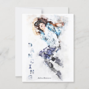 Carte Postale Fille dansante 2
