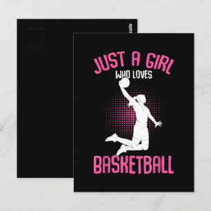 Carte Postale Fille de basketball Femmes