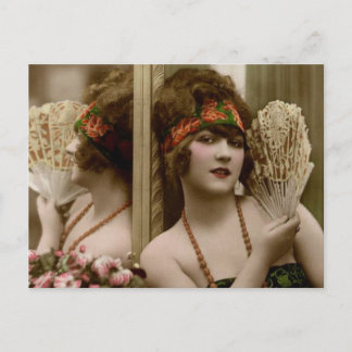 Carte Postale Fille de fête