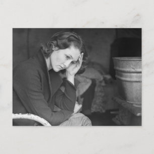 Carte Postale Fille de mineur de charbon – 1936.