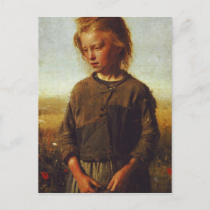 Carte Postale Fille de pêcheur, 1874