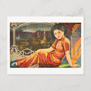 Carte Postale Fille de Shanghai