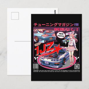 Carte Postale Fille derrière la roue : Histoires plus solitaires