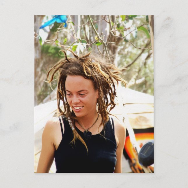 Carte postale fille Dreadlock (Devant)
