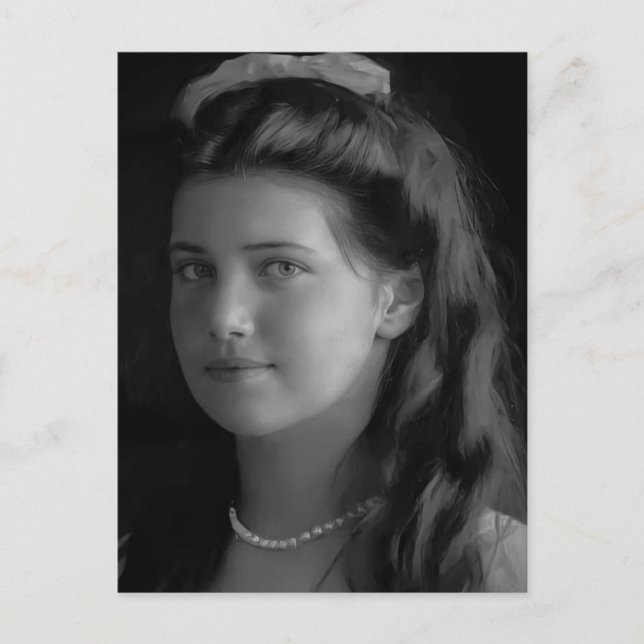 Carte Postale Fille du tsar de Russie, grande-duchesse Maria (Devant)