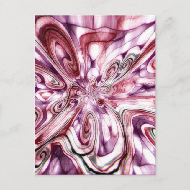 Carte Postale Fille en colère (Devant)