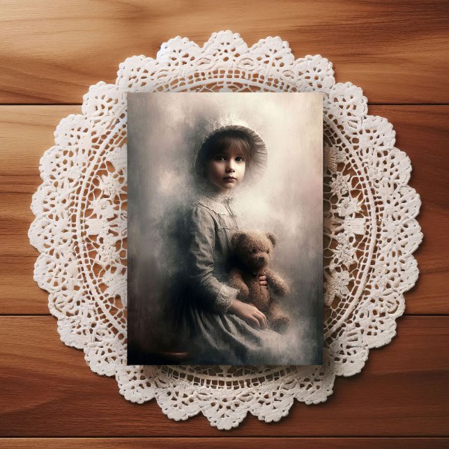 Carte Postale Fille étrange de l'ère victorienne (Créateur téléchargé)
