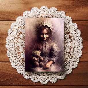 Carte Postale Fille étrange de l'ère victorienne