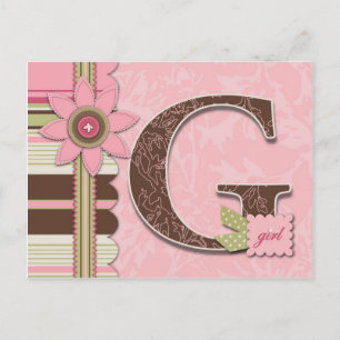 Carte postale fille G