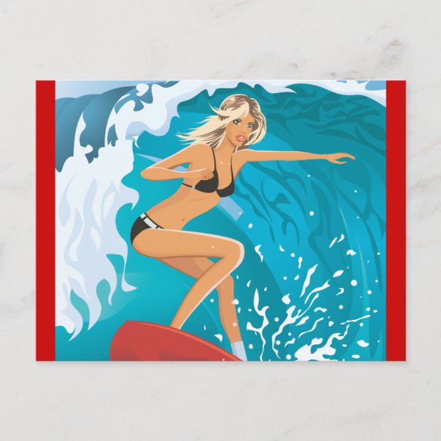 Carte Postale fille_plage_2.ai (Devant)