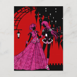Carte Postale Fille révolutionnaire Utena Anthy & Utena