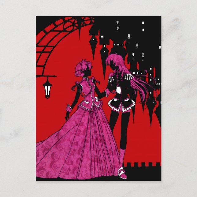 Carte Postale Fille révolutionnaire Utena | Anthy & Utena (Devant)